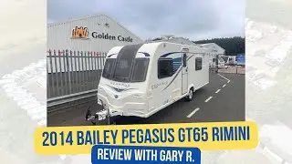 Обзор Bailey Pegasus GT65 Rimini 2014 года выпуска | Двухместная кровать и туалет в торце