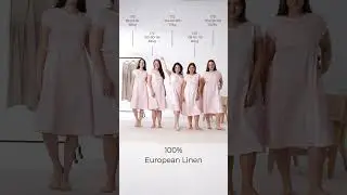 Linticoshop 100% Linen Dresses. Linen Love: Flattering All Bodies  #linenfashion