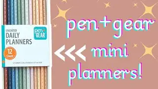 Layout ideas for  WALMART'S PEN + GEAR Daily Planners 😍