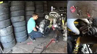 Замена колодок задних на Can Am Renegade Outlander G1 change brake pads rear
