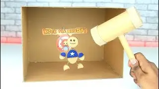 DIY KIck the Buddy Game from Cardboard