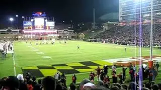 Cheeering at 2010 Maryland Blackout Game