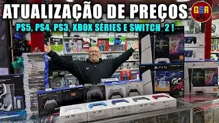 ATUALIZAÇÃO DE PREÇOS! PS5,PS4, XBOX SÉRIES E SWITCH 2 - GSA GAMES