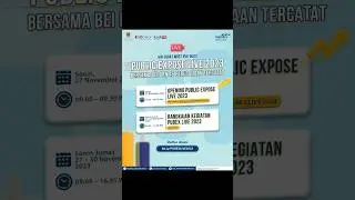 Ikuti Public Expose Live 2023 Bursa Efek Indonesia bersama MOST Mandiri Sekuritas!✨