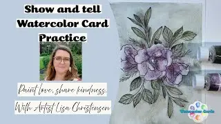 How I make over 30 watercolor cards- a Show and tell