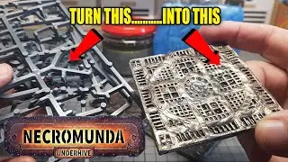 How to Mold & Cast NECROMUNDA Tiles with Blue Stuff/Oyumaru & Warhammer Sprues
