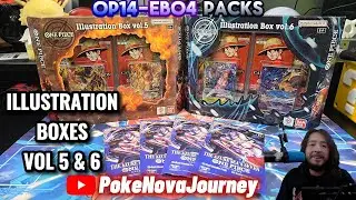 One Piece Card Game Illustration Box Vol  5 & 6 Opening