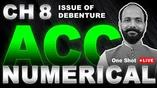 Class 12 Accounts Ch 8 Issue of Debenture MP Board 2025 - ACC LIVE Ritesh sir