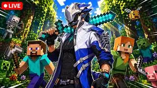 Minecraft LIVE 🔴 | Building, Mining & Surviving!