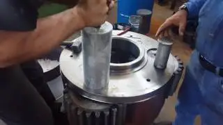 Dry Ice shaft assembly in planetary gear reducer kel-engineering.com