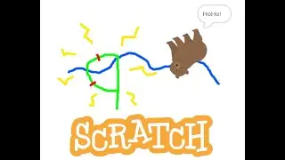 Spring från björnen och nudda inte tråden | Lär dig bygga spel med scratch | Programmering För Barn