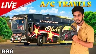 🔴LIVE NATIONAL TRAVELS BUS DRIVING - ETS 2 IN LOGITECH G29 | Sprinter Gaming