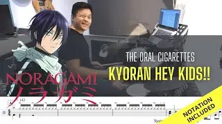 Noragami OP2 FULL| The Oral Cigarettes| Kyoran Hey Kids!!| Drum Cover| Raymond Goh