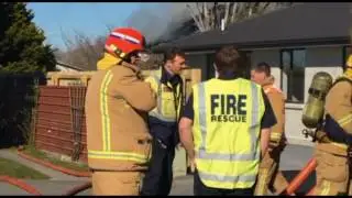 Five escape burning house in Ashburton
