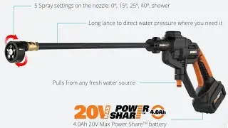 Putting Our WORX Hydroshot To The Test On Our 45 Year Old Patio!