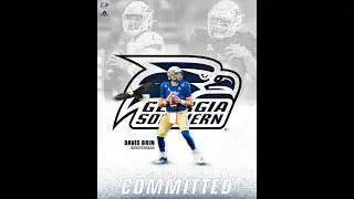 Tulsa QB Davis Brin Commits To Georgia Southern