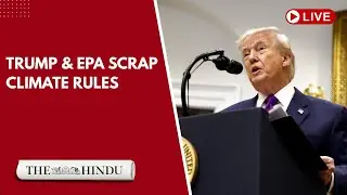 Trump announces repeal of greenhouse gas rule with EPA chief in Washington DC