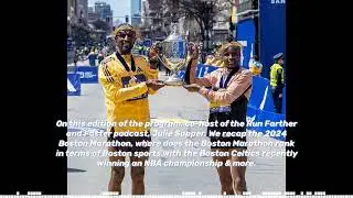 The Robinson Show with #JulieSapper of #RunFartherandFaster. #BostonMarathon #running #Boston