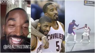 JR Smith Loses It After Finds Out 2k20 Has The Old Cleveland Cavaliers Handshakes