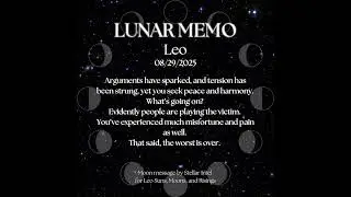 Lunar Message for LEO Sun, Moon, and Rising #relax #leo #lion #sun #astrology #cat #love #like