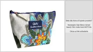 Necessaire Gian Marco Venturi beauty l.fiori moda mare 44373 blu