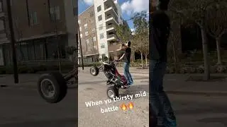 Best camera man in Houston #houston #bikelife #wheelie #trx450r #1wheeltv