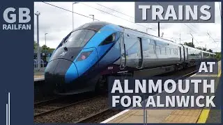 Trains at Alnmouth for Alnwick - 30th May 2022