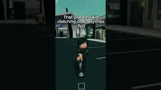 That one emo kid clutching the pole💀 #shorts #funny #roblox