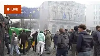 EU farmers descend on Brussels to protest European agricultural policy