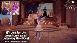 time for the unwritten realms: unlocking Maleficent in Storybook Vale Part 2| DisneyDreamlightValley