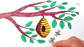 How to draw a Beehive