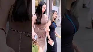Chinese beautiful girl street fashion outfits style #beautiful #chinesegirl #fashion #shorts #viral