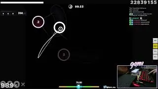 [Osu! liveplay] Toyama Nao - Flower [Hope] +HD 99.02% 522PP if ranked