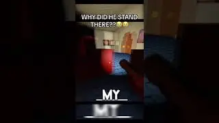 WHY DID HE STAND THERE ??? 😭😭 #roblox #funny #funnygames #horrorgaming #viral