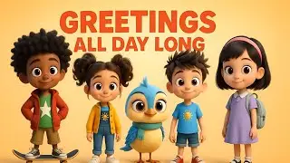 Greetings All Day Long | Greetings Song for Kids