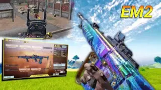 FAST ADS + 0 RECOIL + LONG RANGE EM2 BEST GUNSMITH in SEASON 3 | best setup | COD MOBILE
