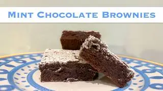 SURPRISE Mint Chocolate Brownies | Fudge and delicious