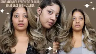No Plucking No Bleaching Balayage Wig Install Ft. Sen￼sationnel Synthetic Cloud9 What Lace - ZELENA