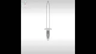 Red grip 1905 bayonet knife but my own way of image