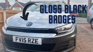 Upgrade Alert: Installing Gloss Black VW Badges on a Scirocco