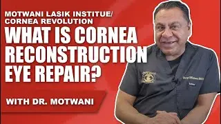 What is corneal laser reconstructive repair?