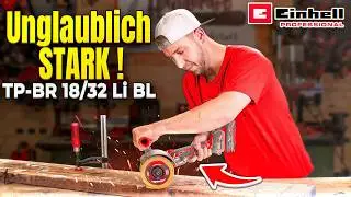 Das h&auml;tte ich NIE gedacht! 😳 | Einhell Akkub&uuml;rstenschleifer TP-BR 18/32 Li BL im H&auml;rtetest