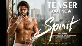 SPIRIT official Teaser Out Now | Prabhas | Sandeep Reddy vanga | Tripti Dimri |