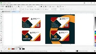 Business Card Design In CorelDRAW | Visiting Card Design In CorelDRAW #businesscard  #coreldraw