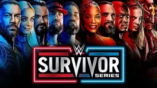 WWE Surviver Series 2022 Match Card promo