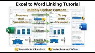 Excel to Word Linking Tutorial