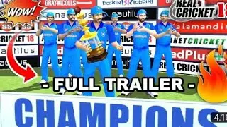 Real cricket 2018 Official trailer || Baap of all games || New update real cricket 2018