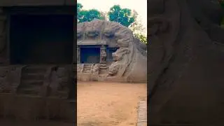 Tiger cave #travel #nature #india #mahabalipuram #reels #shortsfeed #mahabalipuram