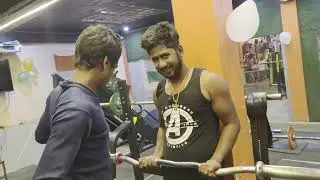 Ajay vlog # & gym time masti 😁