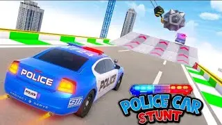 Police Mega Car Ramp 3D | Impossible Police Car Stunt